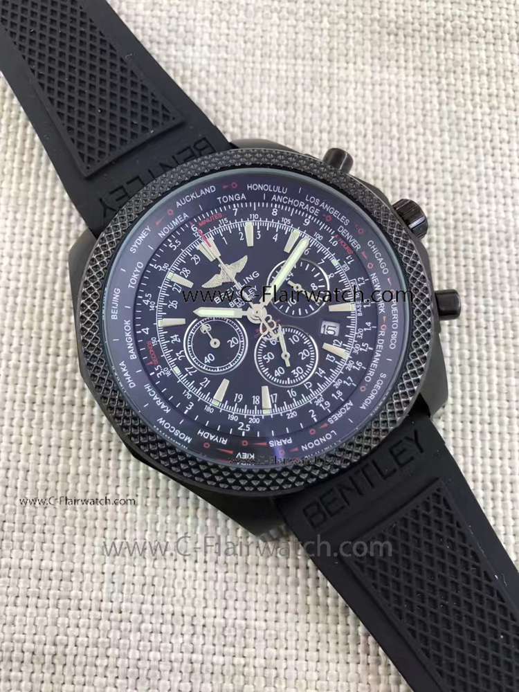 New Copy Breitling Bentley Motors Chronograph All Black Watch